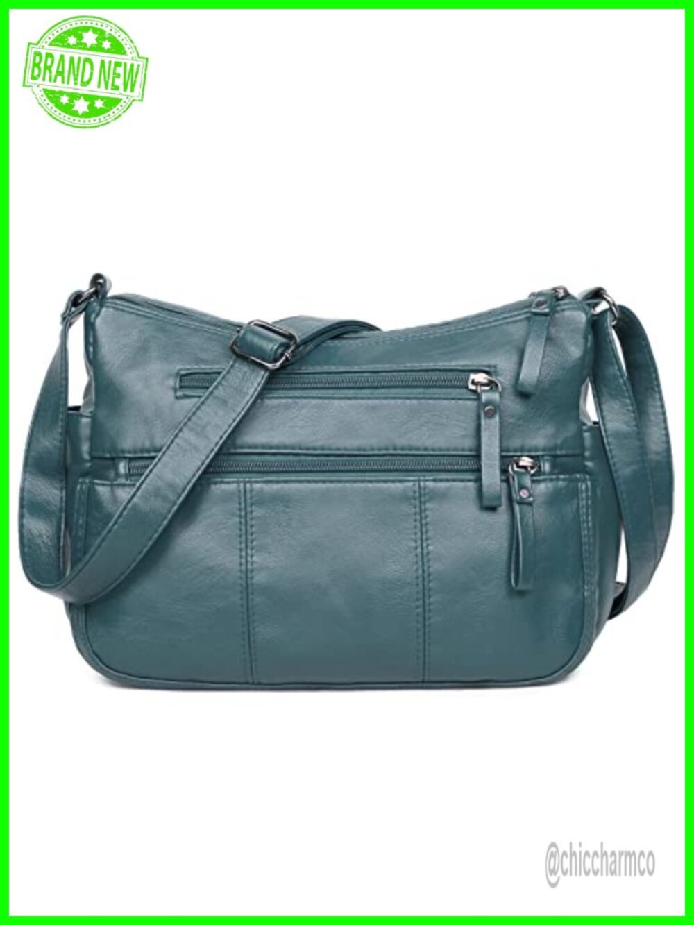 Soft PU Leather Shoulder Bag Crossbody Purse Lightweight Pocketbook